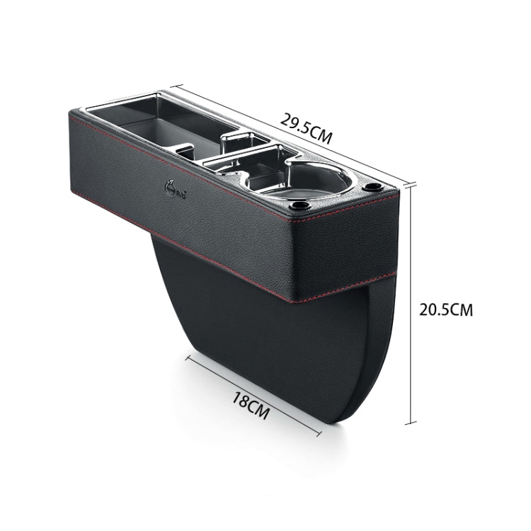 SUSISUN SNH010 Car Seat Gap Storage Box, Style:Co-driver(Brown) - In Car by SUSISUN | Online Shopping UK | buy2fix