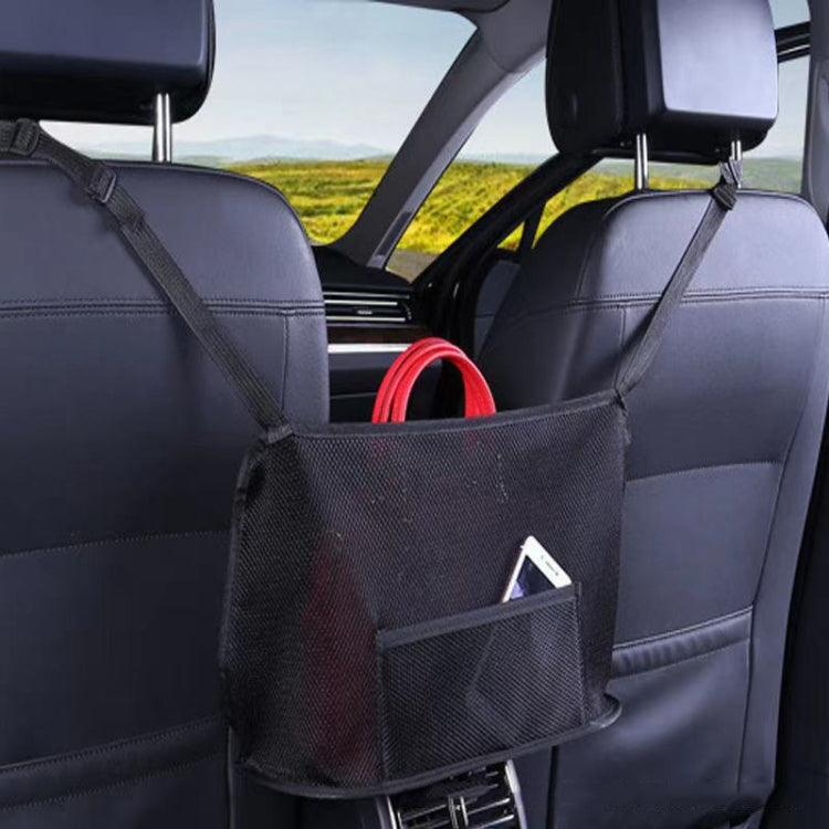 3 PCS Car Seat Hanging Storage Bag, Style:Without Pocket(Black) - In Car by buy2fix | Online Shopping UK | buy2fix