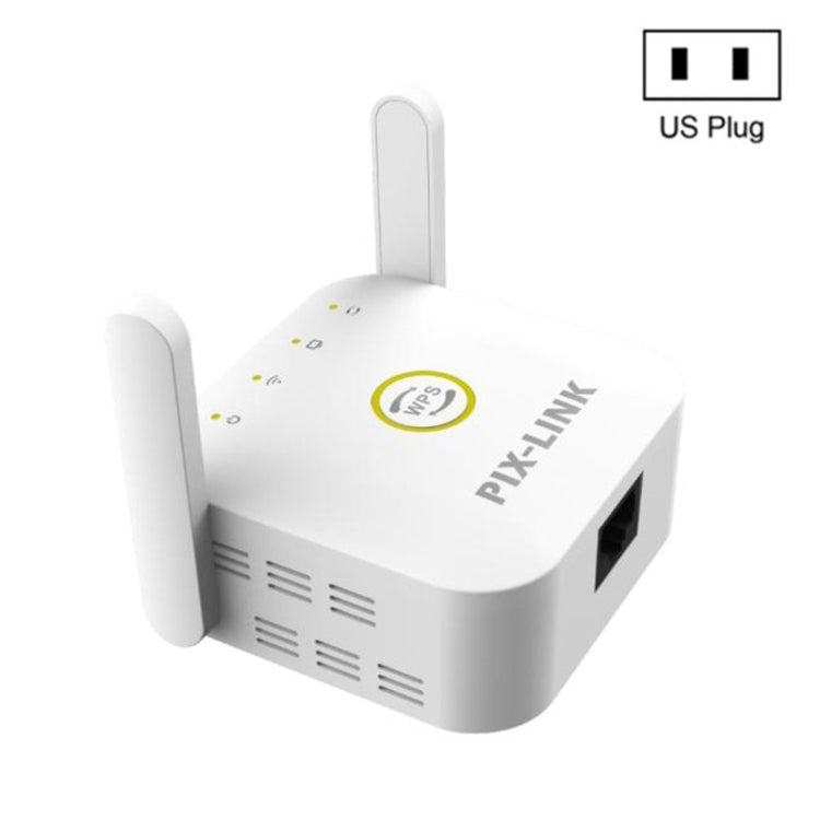 PIX-LINK WR22 300Mbps Wifi Wireless Signal Amplification Enhancement Extender, Plug Type:US Plug(White) - Wireless Routers by PIX-LINK | Online Shopping UK | buy2fix