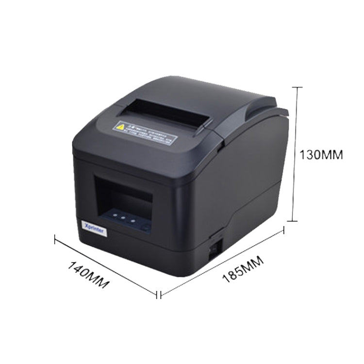 Xprinter XP-A160M Thermal Printer Catering Bill POS Cash Register Printer, Style:UK Plug(Network Port LAN) - Consumer Electronics by Xprinter | Online Shopping UK | buy2fix