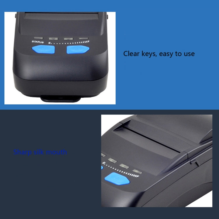 Xprinter XP-P300 Bluetooth Thermal Printer Portable 58mm Small Receipt Printer, CN Plug - Printer by Xprinter | Online Shopping UK | buy2fix