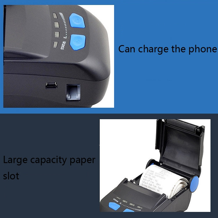 Xprinter XP-P300 Bluetooth Thermal Printer Portable 58mm Small Receipt Printer, CN Plug - Printer by Xprinter | Online Shopping UK | buy2fix