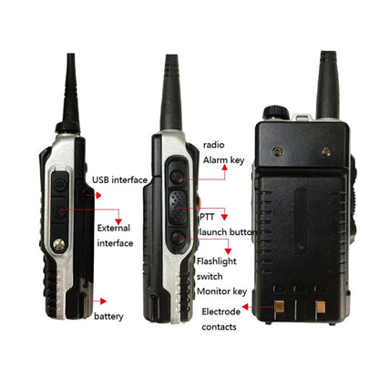 Baofeng BF-B2Plus Outdoor 50km Mini High-power FM Walkie-talkie, Plug Specifications:US Plug - Consumer Electronics by Baofeng | Online Shopping UK | buy2fix