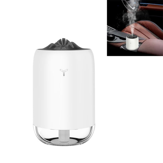 Car Portable Humidifier Household Night Light USB Spray Instrument Disinfection Aroma Diffuser(Pearl White) - In Car by buy2fix | Online Shopping UK | buy2fix