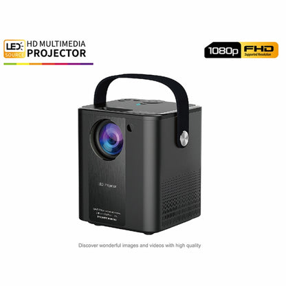 C500 Portable Mini LED Home HD Projector, Style:Same Screen Version(Black) - Mini Projector by buy2fix | Online Shopping UK | buy2fix