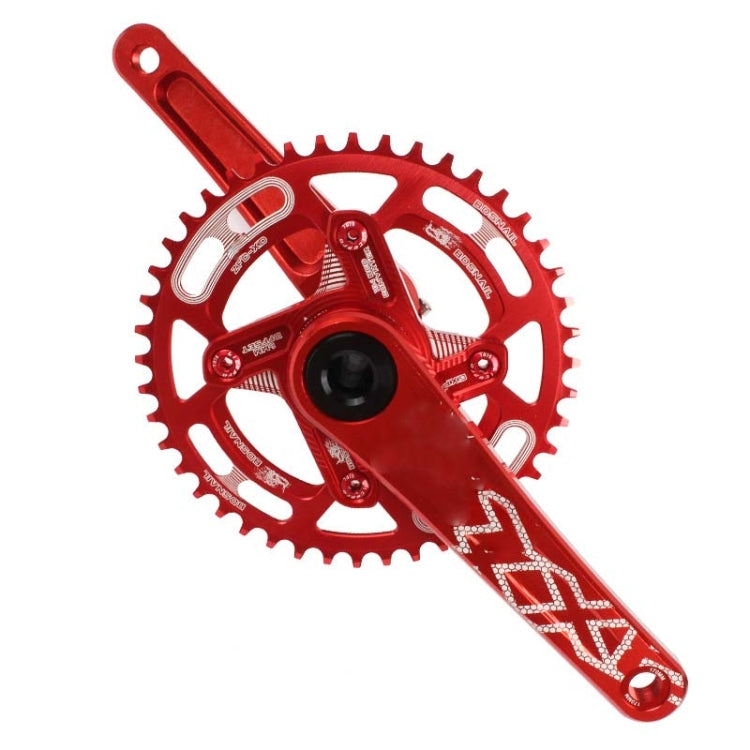 Snail Positive And Negative Tooth Discs Mountain Bike Single Disc Large Tooth Disc 104mm Bcd, Specification:52T(Red) - Outdoor & Sports by Snail | Online Shopping UK | buy2fix