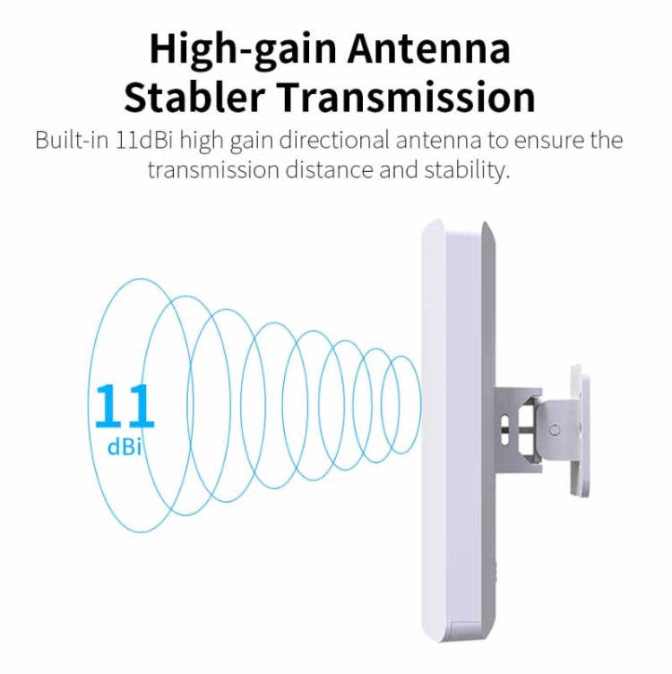 COMFAST CF-E120A 5.8G Outdoor Wireless High-Power Monitoring CPE Bridge, Specification:US Plug - Network Hardware by COMFAST | Online Shopping UK | buy2fix