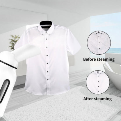 Mini Handheld Hanging Machine Dual-power Steam Brush Iron Garment Steamer(White + Black) - Home & Garden by buy2fix | Online Shopping UK | buy2fix
