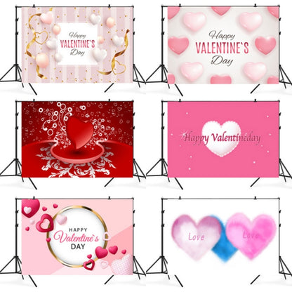 2.1m x 1.5m Valentines Day Photo Party Layout Props Photography Background Cloth(007) - Camera Accessories by buy2fix | Online Shopping UK | buy2fix