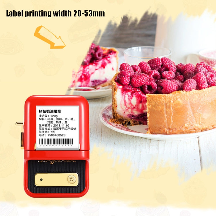 NIIMBOT B21 Small Production Date Marking Machine Baking Cake Bakery Price Labeling Machine, Specification: Standard + 3 Rolls Labels - Printer by NIIMBOT | Online Shopping UK | buy2fix