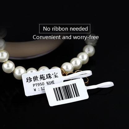 2 PCS Jewelry Tag Price Label Thermal Adhesive Label Paper for NIIMBOT B11 / B3S, Size: 02T Cardamom 100 Sheets - Consumer Electronics by buy2fix | Online Shopping UK | buy2fix
