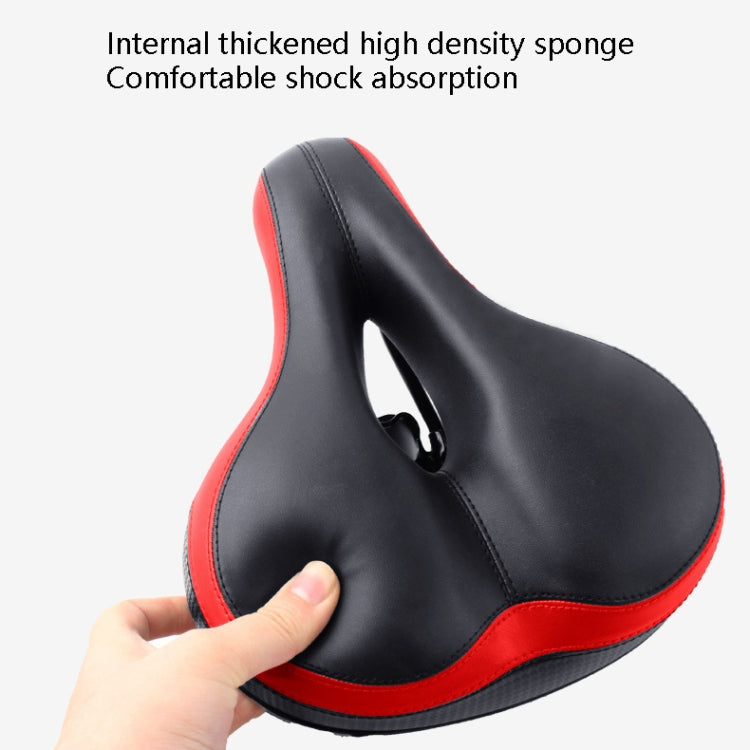 Reflective Seat Bicycle Seat Bicycle Saddle Seat(Black) - Outdoor & Sports by buy2fix | Online Shopping UK | buy2fix