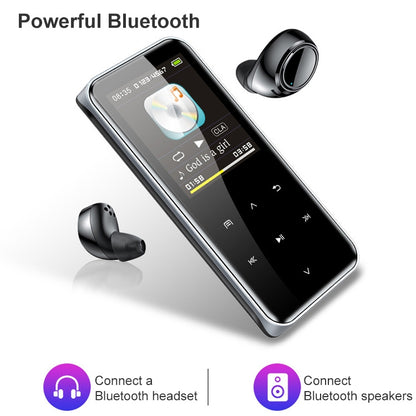 M22 Portable Bluetooth Touch Screen MP3 Player Recorder E-Book, Memory Capacity: 16GB(Black) - Consumer Electronics by buy2fix | Online Shopping UK | buy2fix