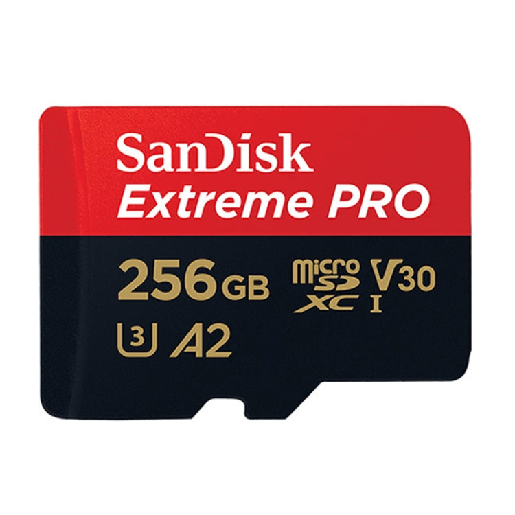 SanDisk U3 High-Speed Micro SD Card  TF Card Memory Card for GoPro Sports Camera, Drone, Monitoring 256GB(A2), Colour: Black Card - Micro SD Card by SanDisk | Online Shopping UK | buy2fix