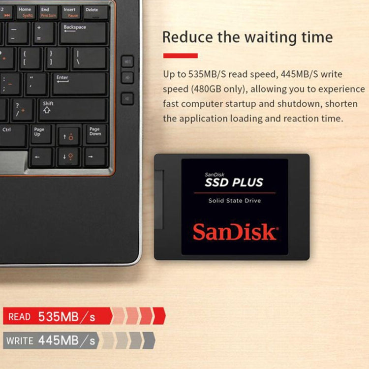 SanDisk SDSSDA 2.5 inch Notebook SATA3 Desktop Computer Solid State Drive, Capacity: 1TB - External Solid State Drives by SanDisk | Online Shopping UK | buy2fix