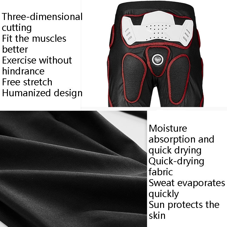 SULAITE Motorcycle Cross-Country Riding Trousers Protective Hip Pants, Specification: S(Black) - Protective Gear by SULAITE | Online Shopping UK | buy2fix