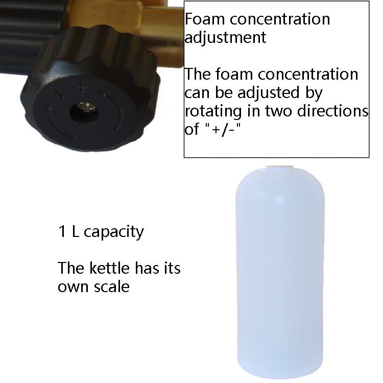 Car Wash Water Gun Foam Pot High Pressure Foam Gun Foam Pot(Blue Handle) - Car Washer & Accessories by buy2fix | Online Shopping UK | buy2fix