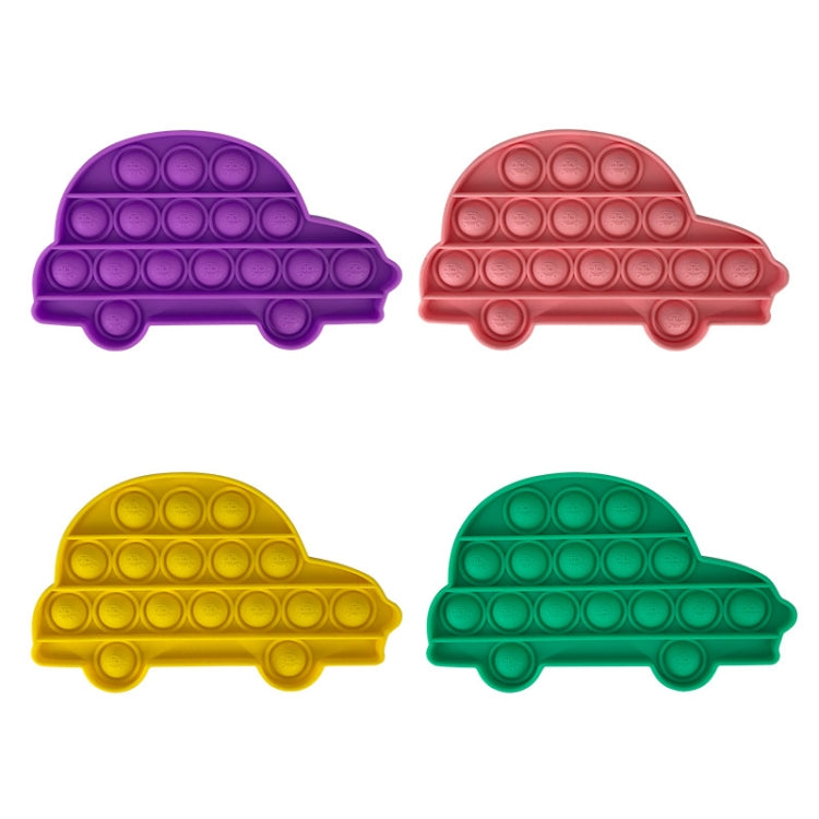 5 PCS Child Mental Arithmetic Desktop Educational Toys Silicone Pressing Board Game, Style: Car  (Yellow) - Squeeze Toys by buy2fix | Online Shopping UK | buy2fix