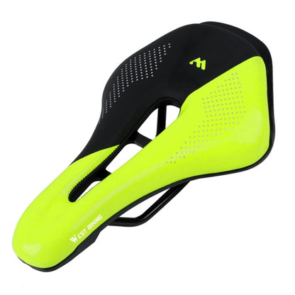 WEST BIKING Cycling Seat Hollow Breathable Comfortable Saddle Riding Equipment(Fluorescent Green) - Outdoor & Sports by WEST BIKING | Online Shopping UK | buy2fix