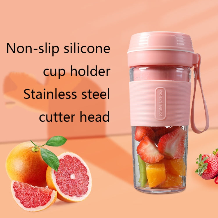 FS1300 Mini Juicer Home Portable Cooking Machine Student Juice Cup Juicer, Colour: Gem Blue Four Blade - Home & Garden by buy2fix | Online Shopping UK | buy2fix