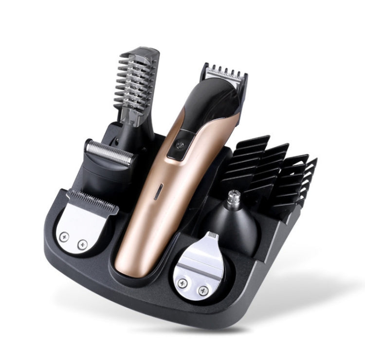 SHINON 6 In 1 Multifunctional Electric Hair Clipper Set(USB (Golden)) - Hair Trimmer by buy2fix | Online Shopping UK | buy2fix