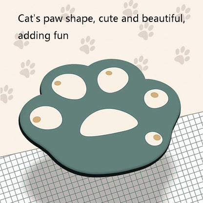 3 PCS XH12 Cats Claw Cute Cartoon Mouse Pad, Size: 280 x 250 x 3mm(White) - Mouse Pads by buy2fix | Online Shopping UK | buy2fix