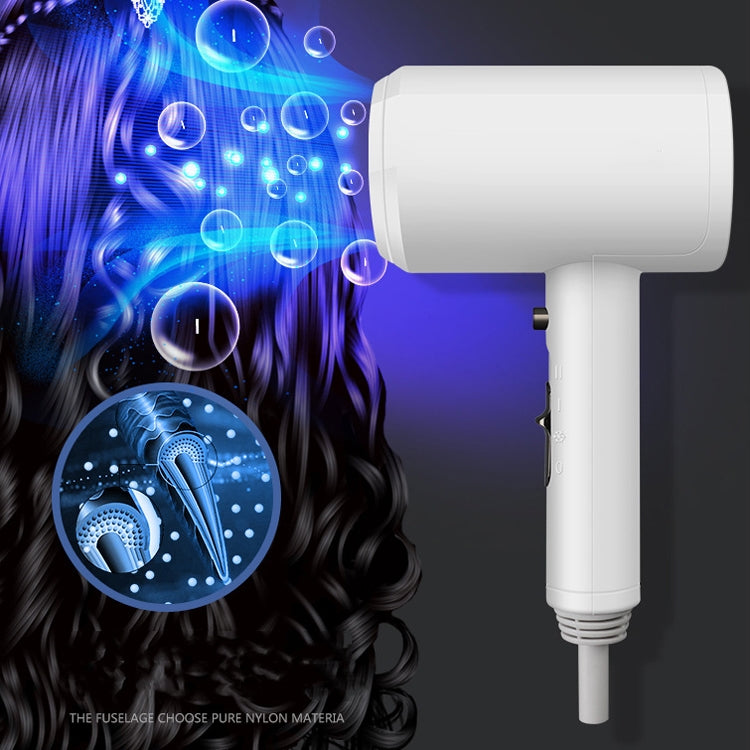 Hotel Hair Dryer Wall Mount High Power Hair Dryer Household Hair Cylinder Dryer, CN Plug(Hotel Hairdryer White) - Hair Dryers & Parts by buy2fix | Online Shopping UK | buy2fix