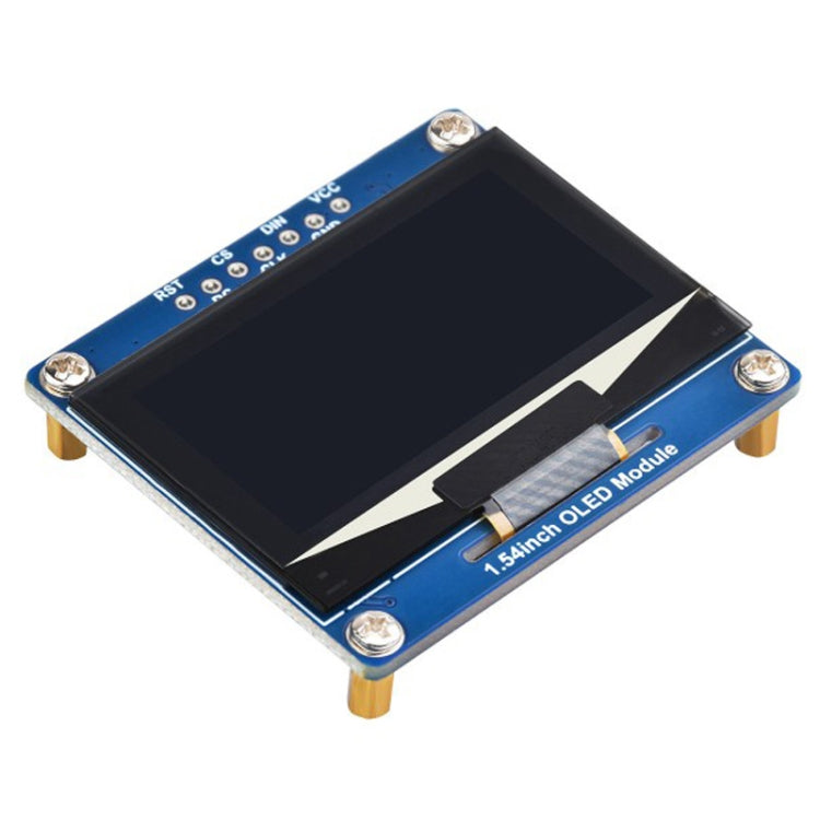 Waveshare 1.54 Inch OLED Display Module, 128×64 Resolution, SPI / I2C Communication(White) - LCD & LED Display Module by Waveshare | Online Shopping UK | buy2fix