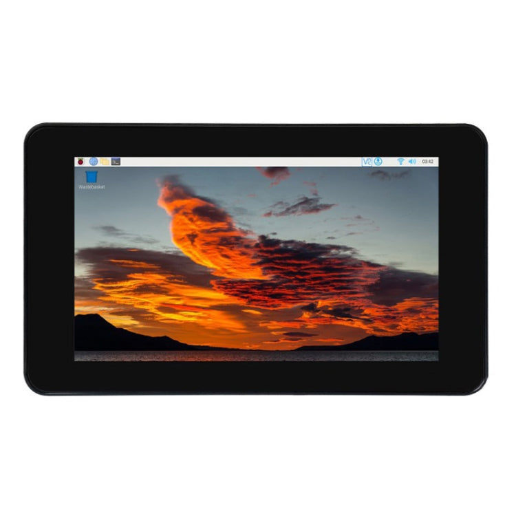 Waveshare 7 inch 800×480 IPS Capacitive Touch Display, DSI Interface, 5-Point Touch with Case - LCD & LED Display Module by Waveshare | Online Shopping UK | buy2fix