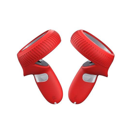 VR Handle Silicone Non-slip Drop Resistant Protective Cver For Oculus Quest 2(Red) - Consumer Electronics by buy2fix | Online Shopping UK | buy2fix