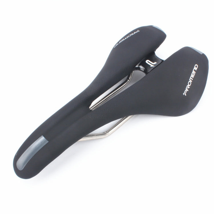 PROMEND SD-575 Cycling Comfortable Microfiber Leather Hollow Cushion(Black Gray) - Bicycle Saddle by PROMEND | Online Shopping UK | buy2fix