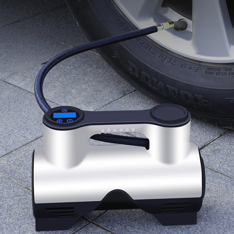 Car Inflatable Pump Portable Small Automotive Tire Refiner Pump, Style: Wireless Digital Display With Lamp - In Car by buy2fix | Online Shopping UK | buy2fix