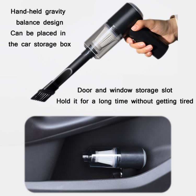 Car Dry And Wet Wireless Handheld Vacuum Cleaner(Black) - Vacuum Cleaner by buy2fix | Online Shopping UK | buy2fix