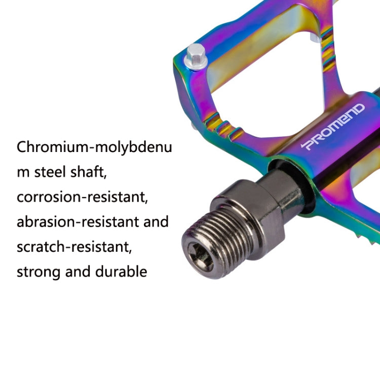 1 Pair PROMEND Three Peilin Bearing Aluminum Alloy CNC Bicycle Colorful Pedal PD-M86CY - Pedals by PROMEND | Online Shopping UK | buy2fix