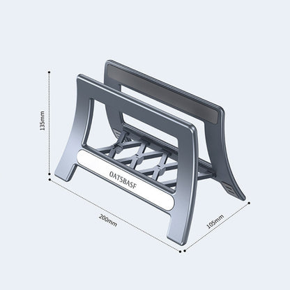 Oatsbasf 03671 Multifunctional Computer Tablet Cellphone Storage Bracket, Colour: Deluxe Version (Gray) - Laptop Stand by Oatsbasf | Online Shopping UK | buy2fix