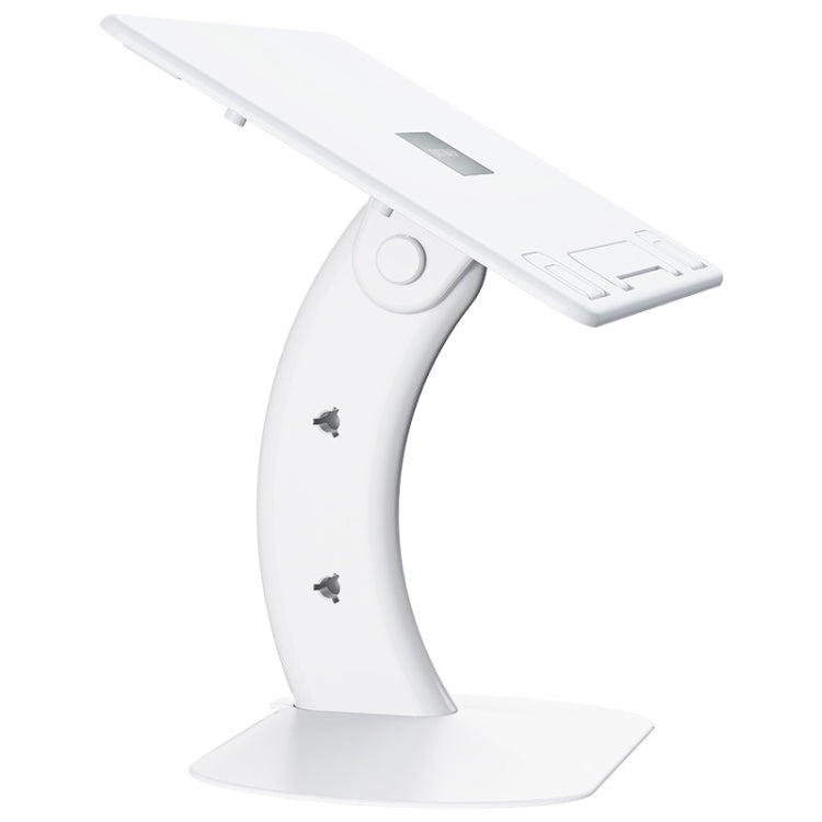 Oatsbasf 03363 Laptop Heightening Bracket Multifunctional Portable Foldable Desktop Stand(White) - Computer & Networking by Oatsbasf | Online Shopping UK | buy2fix