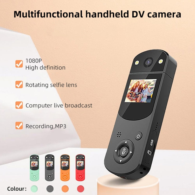 D2 HD 1080P Multi-Function Digital Video Camera Sports DV Camera Live Computer Camera Recorder(Green) - Video Cameras by buy2fix | Online Shopping UK | buy2fix