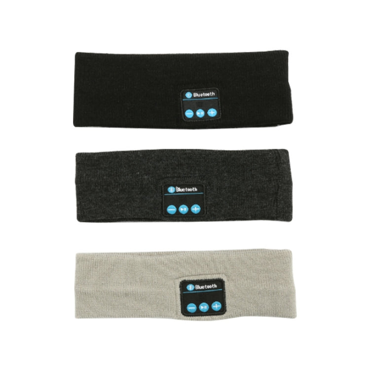 Bluetooth Headset Sports Headband Outdoor Running Yoga Sweat-Absorbent Headscarf, Colour: Black - Smart Wear by buy2fix | Online Shopping UK | buy2fix