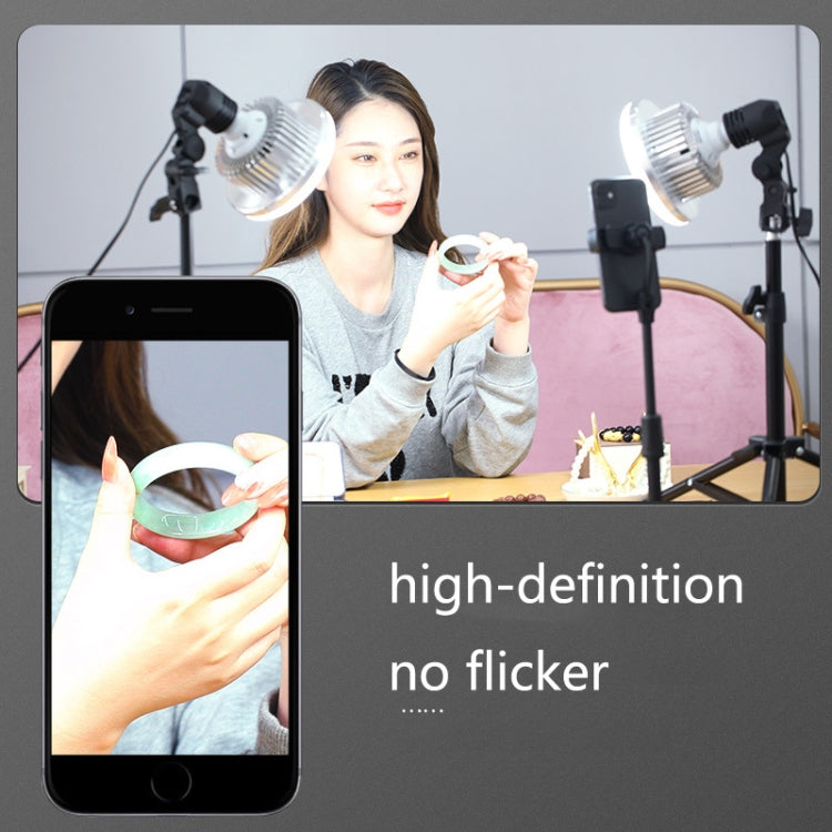 Mobile Phone Live Support Shooting Gourmet Beautification Fill Light Indoor Jewelry Photography Light, Style: 285W Mushroom Lamp + Stand + Overhead Stand - Consumer Electronics by buy2fix | Online Shopping UK | buy2fix