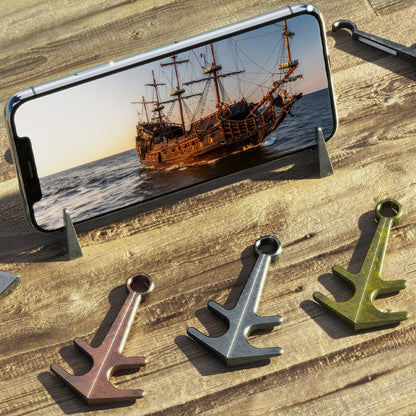 Mini Lazy Desktop Mobile Phone Bracket Multifunction Magnetic Anchor Tablet Stand(Retro Copper) - Desktop Holder by buy2fix | Online Shopping UK | buy2fix
