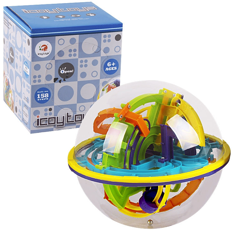 963 158 Levels Magical Intelligence Ball Three-Dimensional Track Maze Ball - Magic Cubes by buy2fix | Online Shopping UK | buy2fix