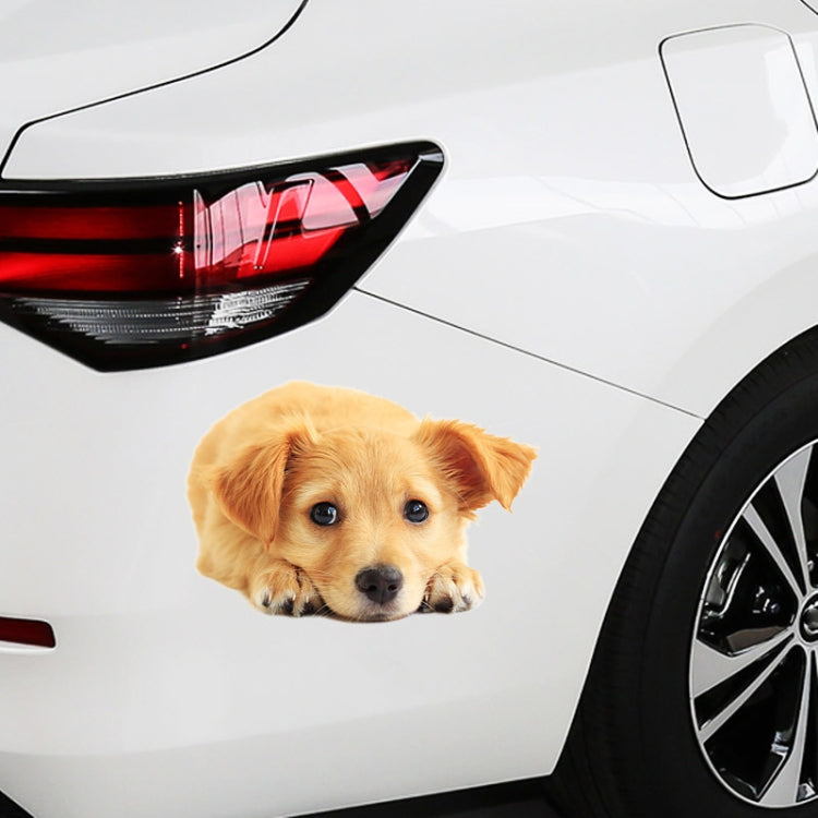 4 PCS Style 1 Small 3D Simulation Dog Car Stickers Rain-Proof Sunscreen Car Sticker Scratch Shaving Decoration Stickers - In Car by buy2fix | Online Shopping UK | buy2fix