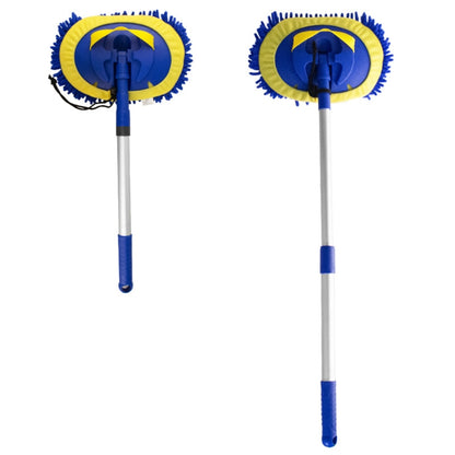 Chenille Water Brush Telescopic Rotary Roller Brush Cleaning Mop(Royal Blue) - In Car by buy2fix | Online Shopping UK | buy2fix