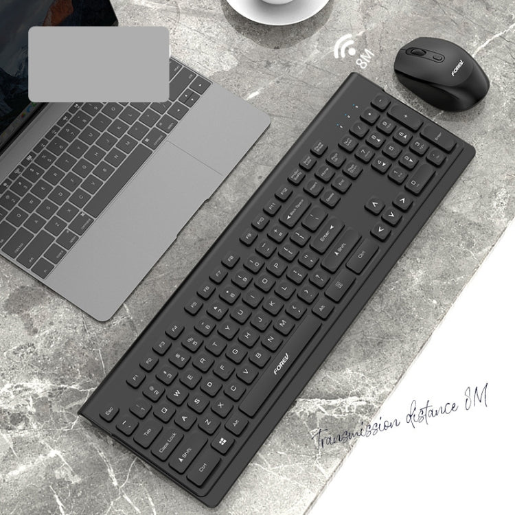 FOREV FV-W306 Wireless Keyboard and Mouse Set(Black) - Wireless Keyboard by FOREV | Online Shopping UK | buy2fix
