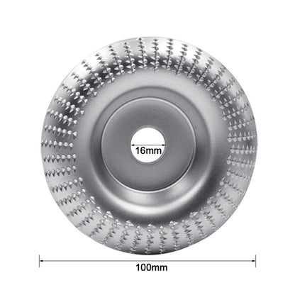 Woodworking Sanding Plastic Stab Discs Hard Round Grinding Wheels For Angle Grinders, Specification: 100mm Silver Curved - Abrasive Tools & Accessories by buy2fix | Online Shopping UK | buy2fix