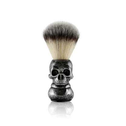 Skull Cleansing Shaving and Foaming Tools, Color Classification: Beard Brush Silver - Hair Trimmer by buy2fix | Online Shopping UK | buy2fix