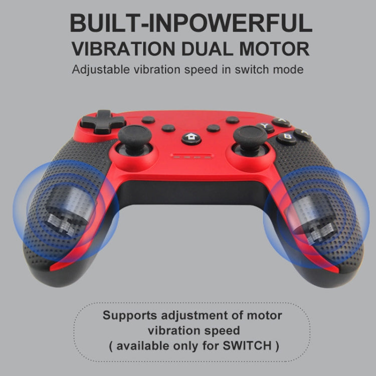 HS-SW520 3 In 1 Gamepad For Switch / PC / Android(Red) - Gamepads by buy2fix | Online Shopping UK | buy2fix