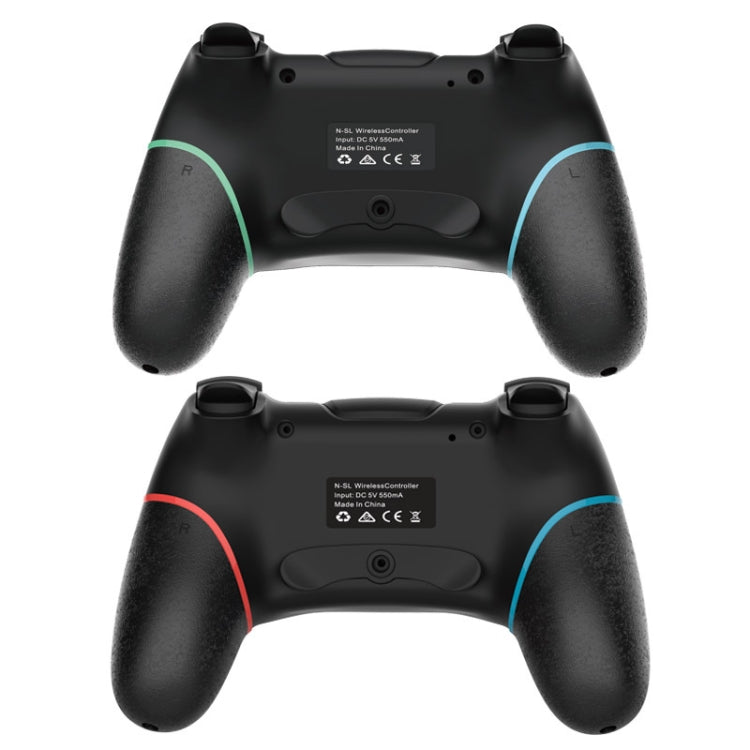 Wireless Bluetooth Gamepad With Macro Programming For Switch Pro, Product color: Left Blue Right Red - Gamepads by buy2fix | Online Shopping UK | buy2fix