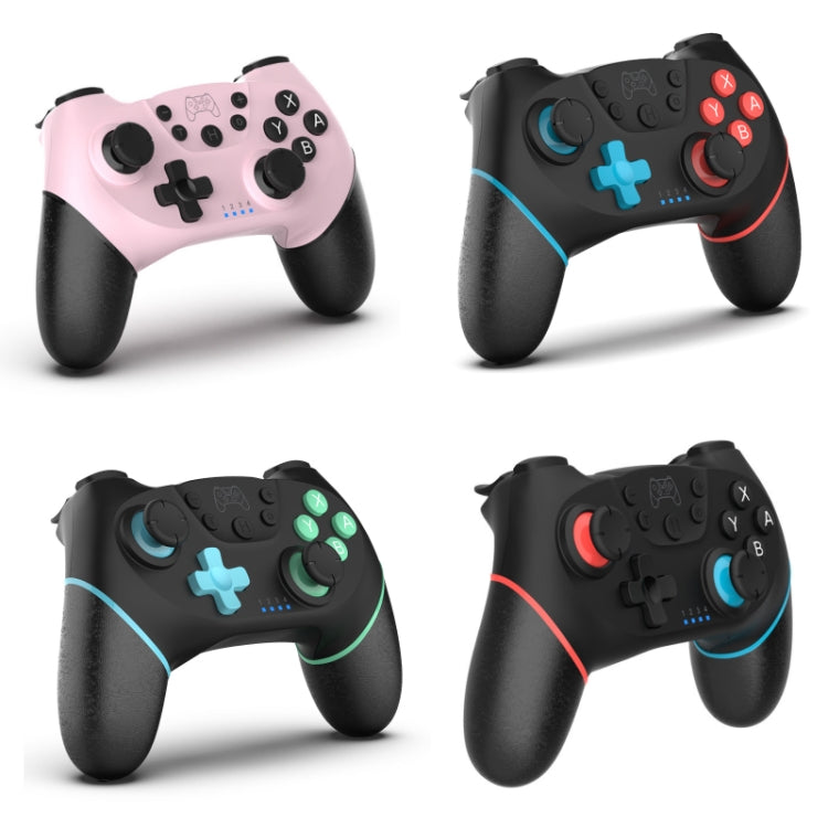 Wireless Bluetooth Gamepad With Macro Programming For Switch Pro, Product color: Left Blue Right Green - Gamepads by buy2fix | Online Shopping UK | buy2fix