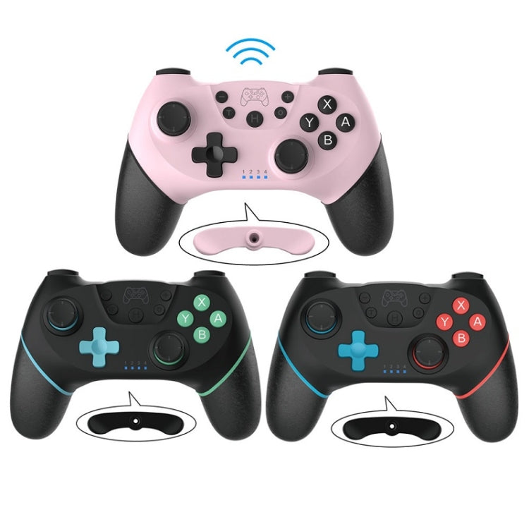 Wireless Bluetooth Gamepad With Macro Programming For Switch Pro, Product color: Black Left Red - Gamepads by buy2fix | Online Shopping UK | buy2fix
